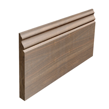 15mm ogee walnut skirting board