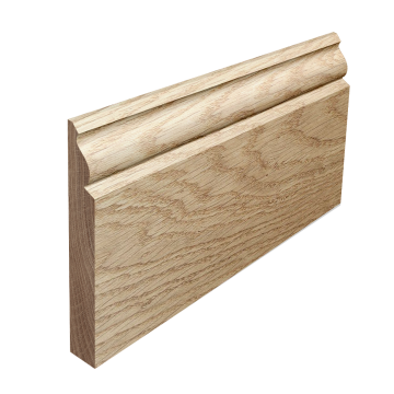 small ogee oak skirting board