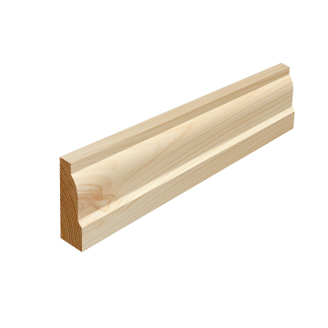 Redwood Ovolo Architrave in Pine