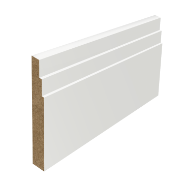 2 Step Profile White Primed MDF Architrave