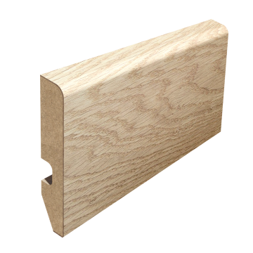 pencil round oak veneer skirting