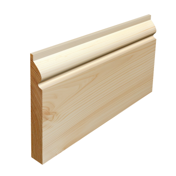 victorian pine skirting board