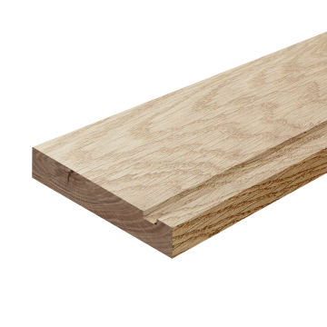 GROOVED SOLID OAK DOOR LINING SET