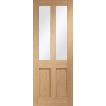 Oak Internal Door: Type Malton Shaker with Clear Glass
