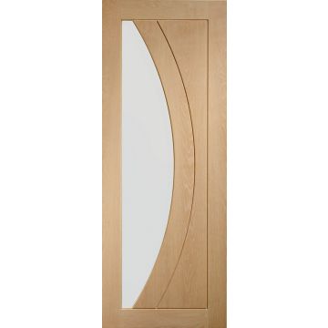  Oak Internal Door: Type Salerno with Clear Glass