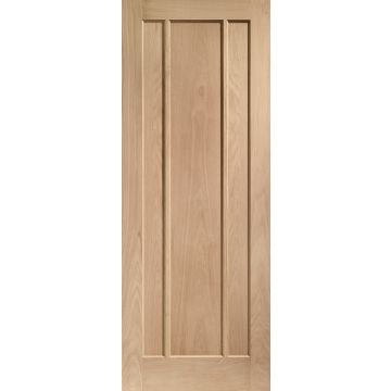 Oak Internal Fire Door: Type Worcester 3 Panel