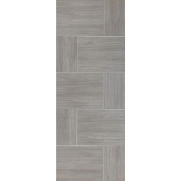 Ravenna Pre-Finished White Grey Laminate Internal Fire Door 