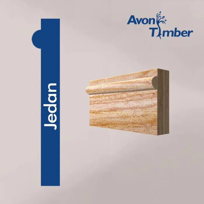Solid American White Ash Jedan Architrave (Per Metre)