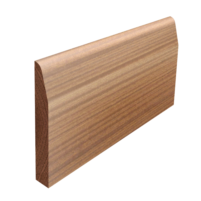 chamfered sapele skirting board