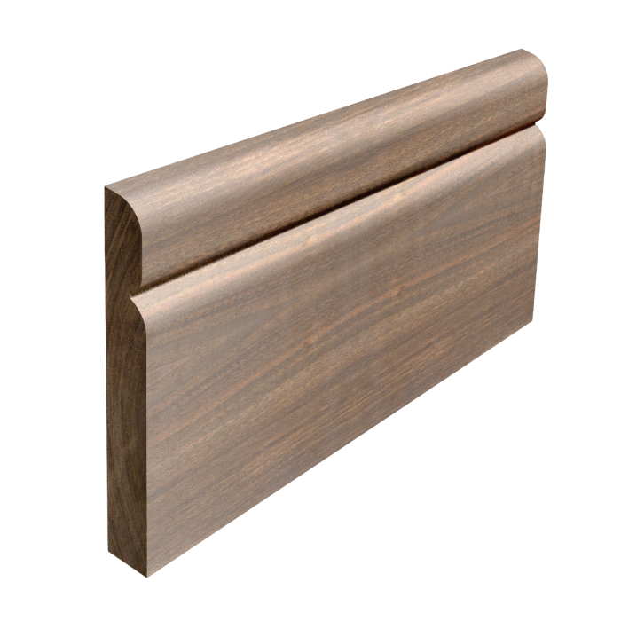 delta walnut skirting board