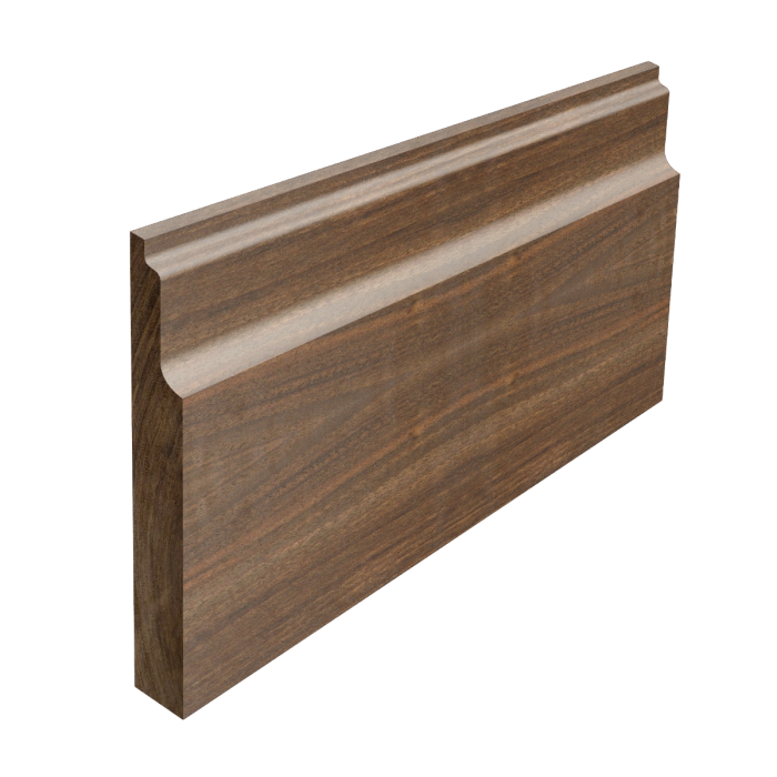 lambs tongue walnut skirting board