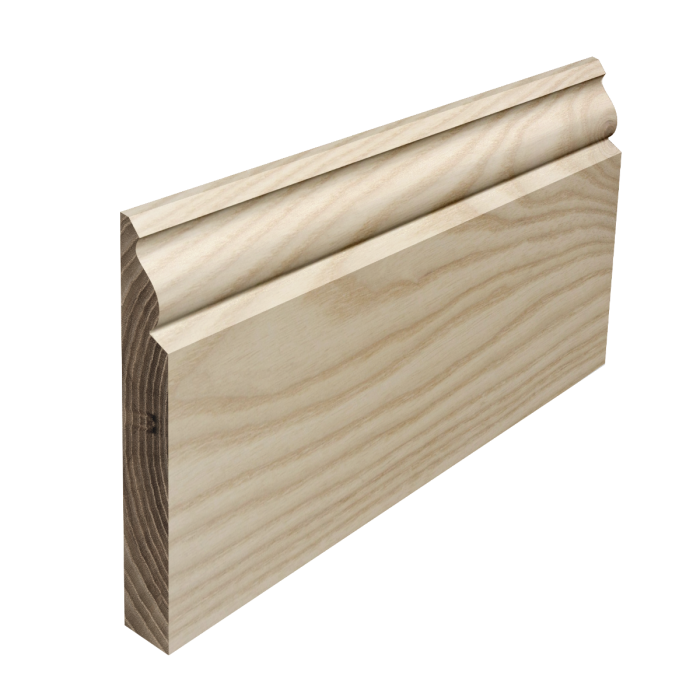 small ogee ash skirting board