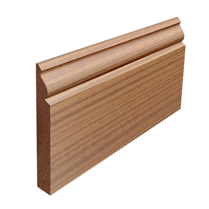 small ogee sapele skirting