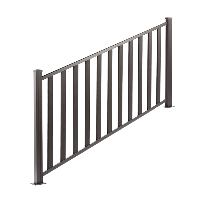 composite balustrade for decking staircase by saige