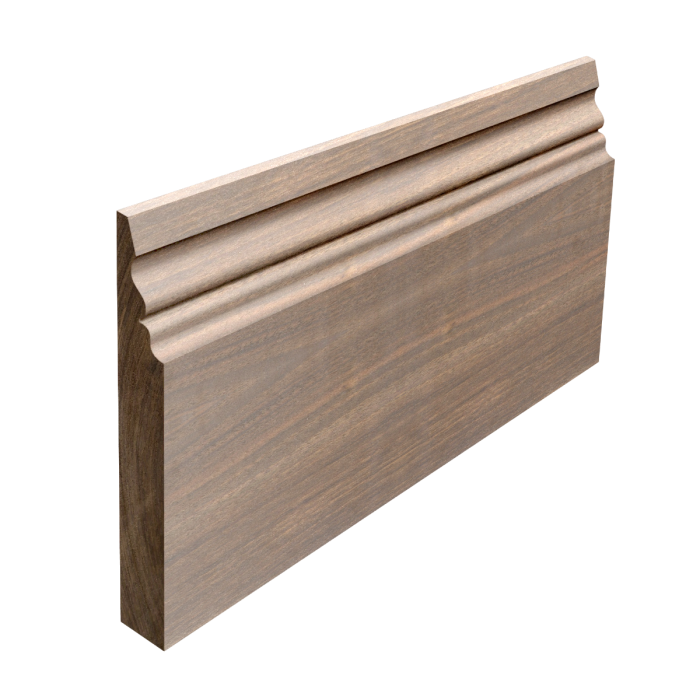 spire walnut skirting board