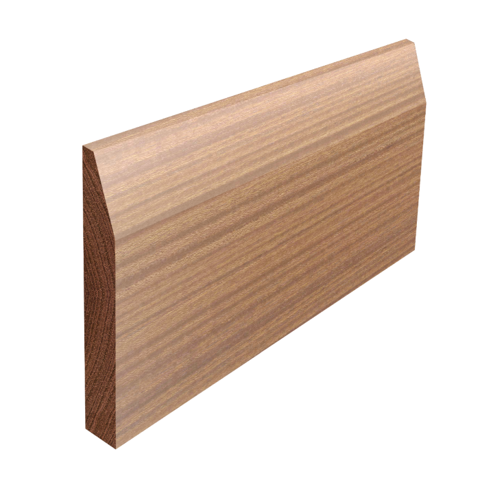 splayed sapele skirting board
