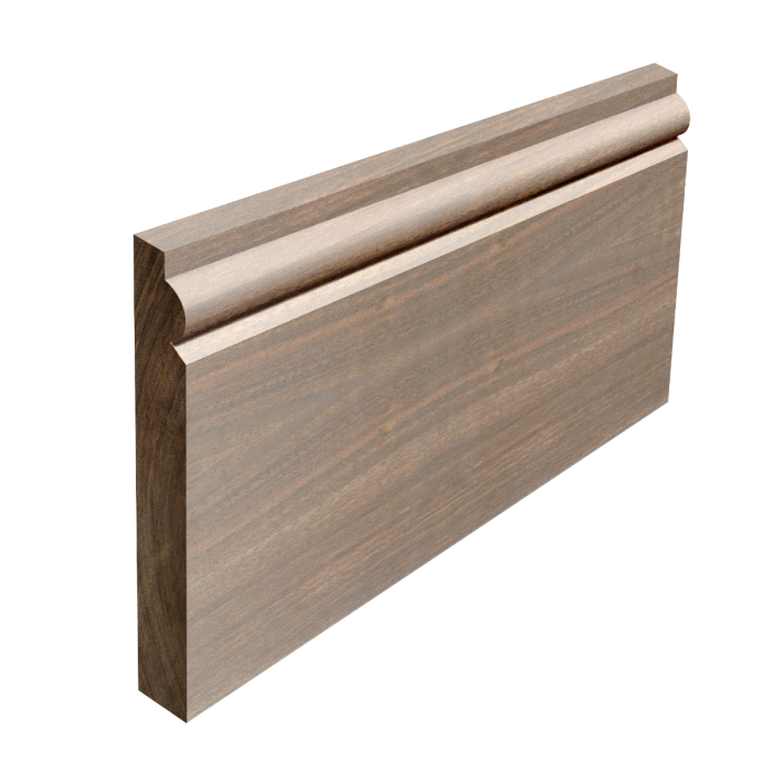 mini torus walnut skirting board