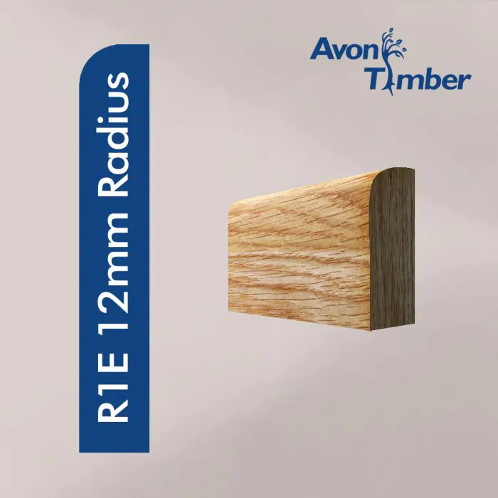 Solid Oak Pencil Round (12mm Radius) Architrave (Per Metre) Solid Oak Pencil Round (12mm Radius) Architrave (Per Metre)