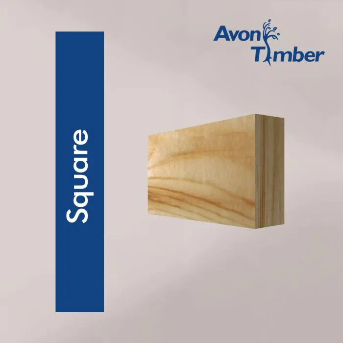 25 x 75mm Redwood Square Edge Architrave