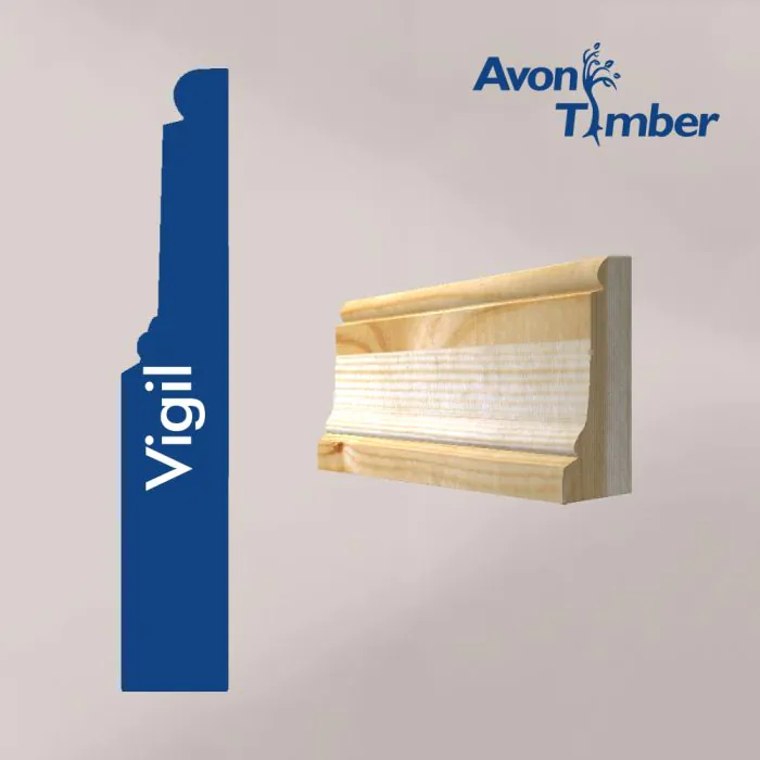 Solid Pine Vigil Architrave (Per Metre) Solid Pine Vigil Architrave (Per Metre)