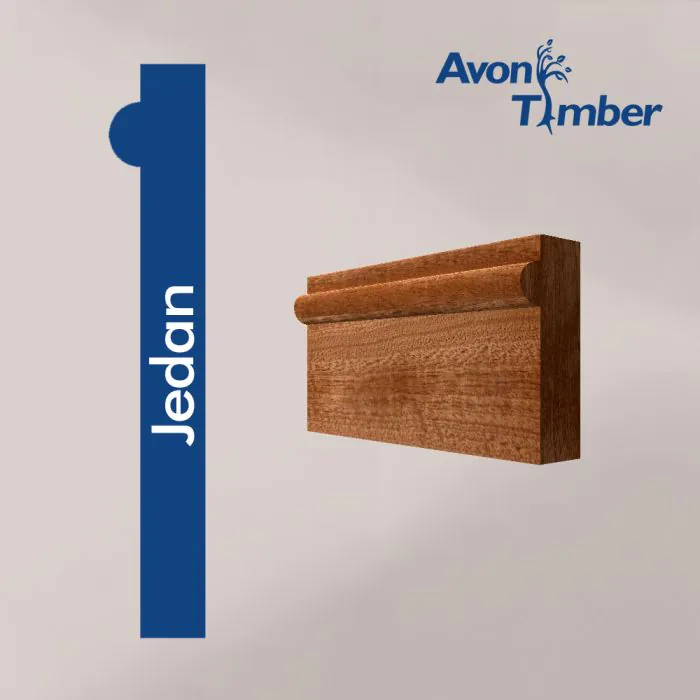 Solid Sapele Jedan Architrave (Per Metre) Solid Sapele Jedan Architrave (Per Metre)