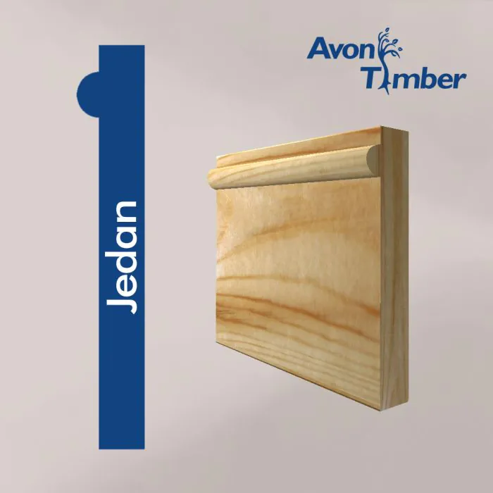 Solid Pine Jedan Skirting (Per Metre) Solid Pine Jedan Skirting (Per Metre)