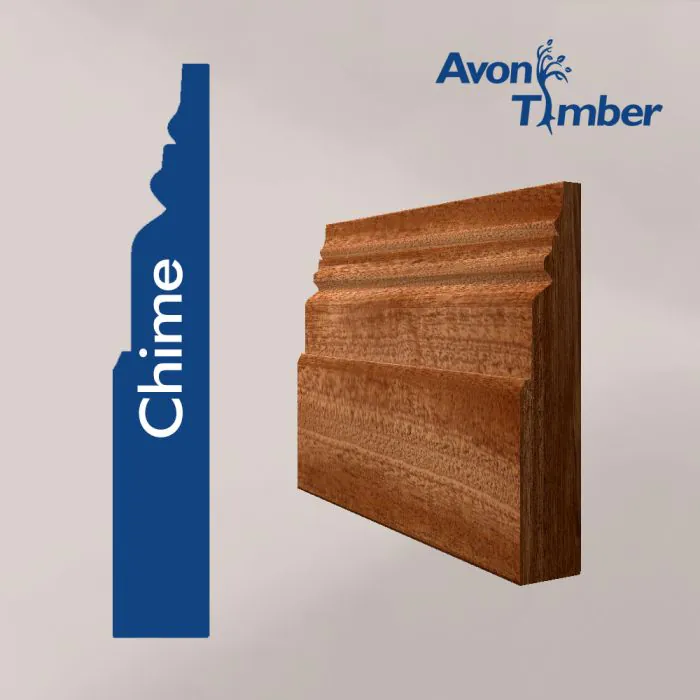 Solid Sapele Chime Skirting (Per Metre) Solid Sapele Chime Skirting (Per Metre)