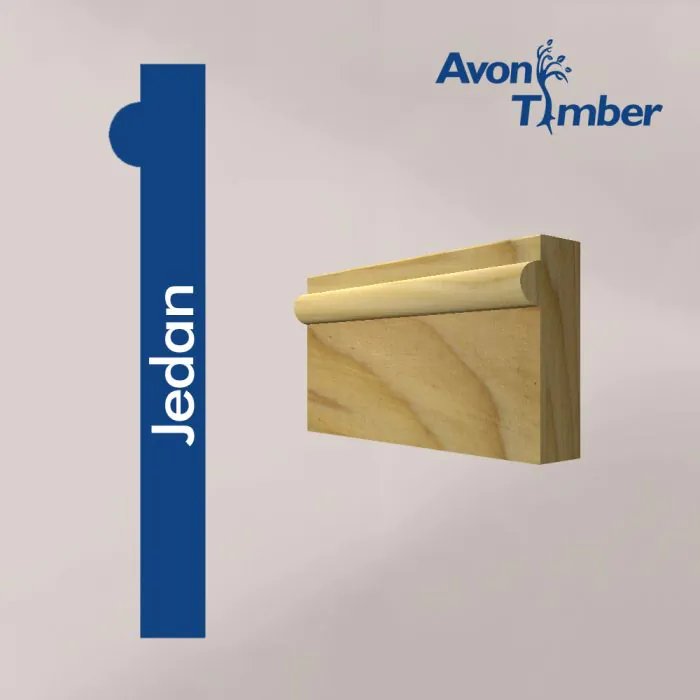 Solid Tulipwood Jedan Architrave (Per Metre)