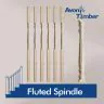 Benchmark Pine Fluted Spindle