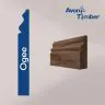 Solid American Black Walnut 15mm Ogee Architrave (Per Metre)