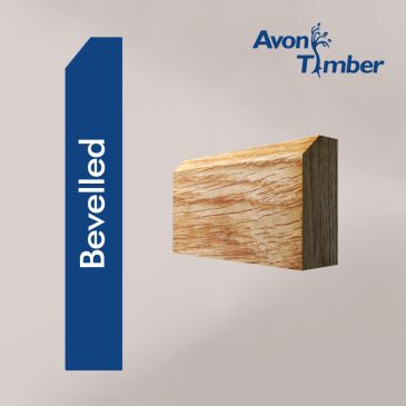 Solid American White Oak Bevelled Architrave (Per Metre)