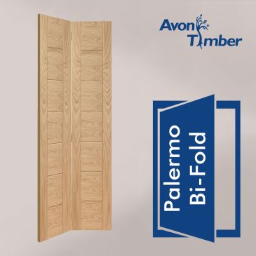Oak Internal Bi Fold Door: Type Palermo 
