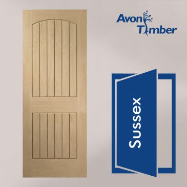Oak Internal Door: Type Sussex