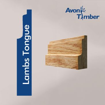 Solid Oak Lambs Tongue Architrave (Per Metre)