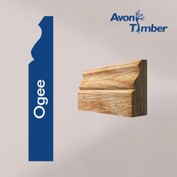 Solid Oak Ogee Architrave (Per Metre)
