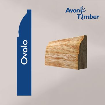 Solid Oak Ovolo Architrave (Per Metre)