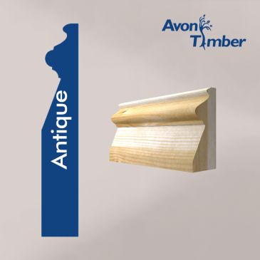 Solid Pine Antique Architrave (Per Metre)