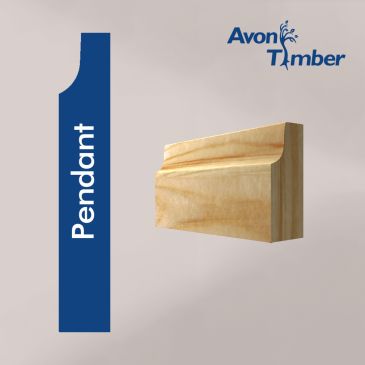 Solid Pine Pendant Architrave (Per Metre)