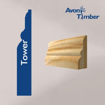 Solid Pine Tower Architrave