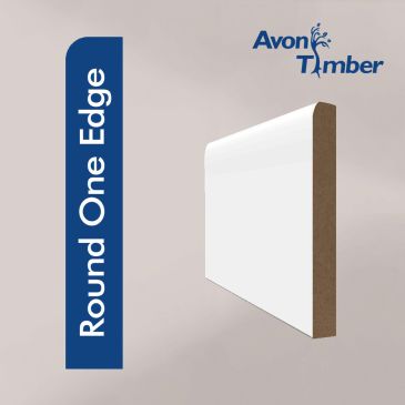 Pencil Round White Primed MDF Architrave