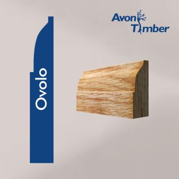 Solid Oak Ovolo Architrave (Per Metre)