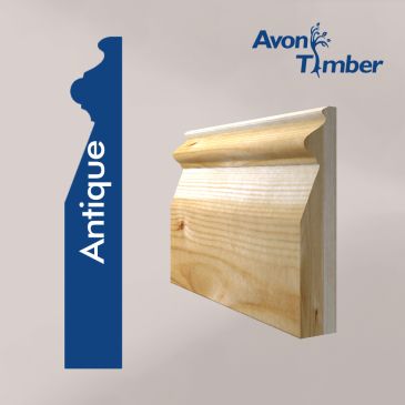 Solid Pine Antique Skirting (Per Metre)