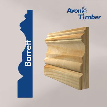 Solid Pine Barrett Skirting (Per Metre)