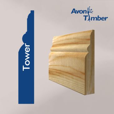 Solid Pine Tower Skirting