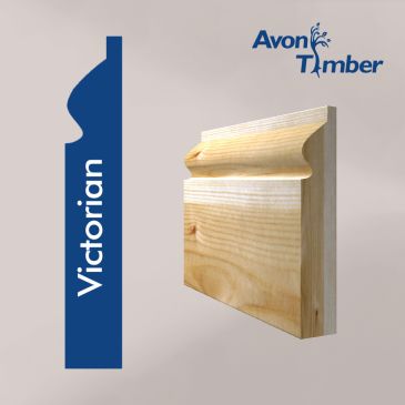 Solid Pine Victorian Skirting (Per Metre)