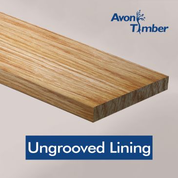 PLAIN FACED SOLID OAK DOOR LINING SET