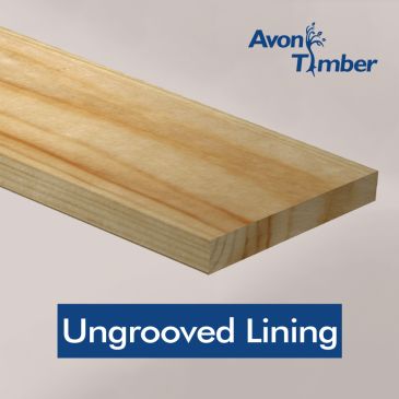 UnGrooved Solid Pine Lining Set With Doorstop