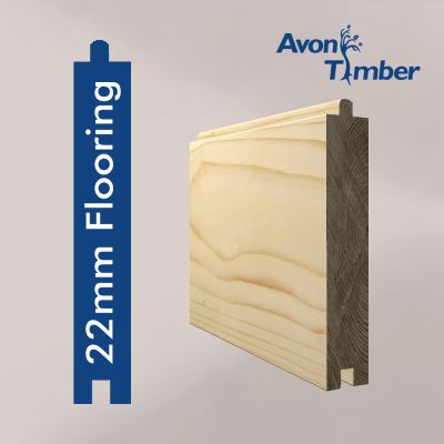 22x125mm Sawfalling Whitewood T&G Flooring