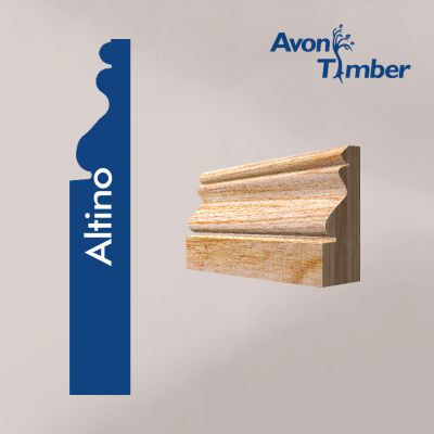 Solid American White Ash Altino Architrave (Per Metre)