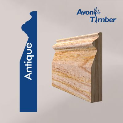 Solid American White Ash Antique Skirting (Per Metre)